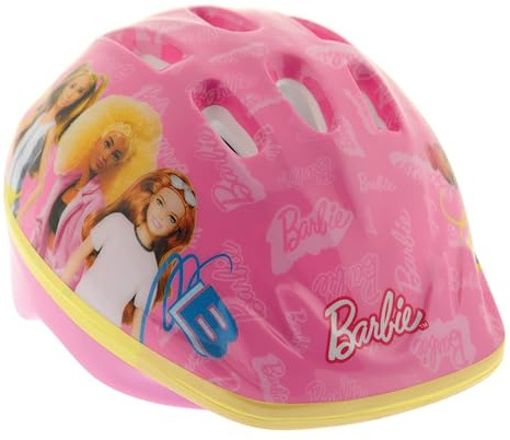 Barbie Kids Safety Helmet Size 48cm-52cm | Girls Scooter Cycle Bike Skateboard Shell | Bicycle Riding