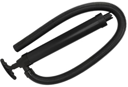LUCKDANO Hand Pump with Manual Bilge Pump with Hose - Portable Hand Water for Yachts, Fishing Boats, Kayaks & Speedboats - Durable & Efficient Marine Handheld Bilge (Black)