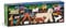 Galison 9780735369528 Dog Walk 1000 Piece Panoramic Puzzle