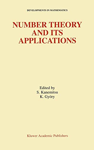 Number Theory and Its Applications (Developments in Mathematics, 2, Band 2)