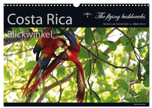 Costa Rica Blickwinkel 2027 (Wandkalender 2027 DIN A3 quer), CALVENDO Monatskalender: Costa Rica - flying bushhawks Blickwinkel Kalender (CALVENDO Orte)