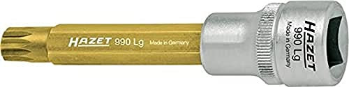 Hazet 990LG-8 Schraubendreher-Einsatz, s: 8, Innenvierkant 12,5 mm (1/2 Zoll), Innen Vielzahn XZN, Schlüsselweite: 8 mm