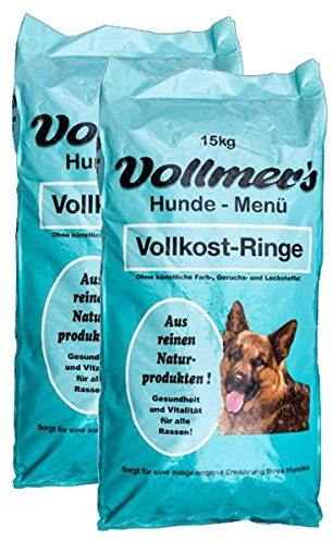 Vollmer's 37171 Hundefutter Vollkost-Ringe 15 kg