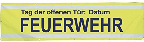 Spannband - Tag der offenen Tür: Datum...Feuerwehr - 3x1m - 309918