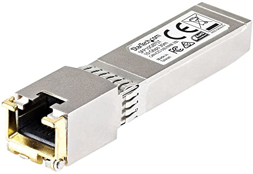 StarTech Cisco SFP-10GB-T-X Compatible SFP+ Module, 10GBASE-T (SFP10GBTCST) | 10GE Gigabit Ethernet SFP+, SFP to RJ45 Cat6/Cat5e, 30m
