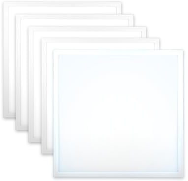 Xtend EcoLight 5x LED Panel 62x62cm 5000K Neutralweiß 40W 3400lm flimmerfrei Rasterleuchte LED Deckenleuchte PLe2.2
