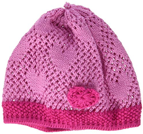 Döll Baby-Mädchen Topfmütze Strick Mütze, Rosa (Fuchsia Pink|Pink 2023), (Herstellergröße: 37)
