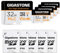 [10x High Endurance] Gigastone Industrial MLC Memory Card 32GB, Pack of 5 Cards, for Surveillance Camera, Dashcam, 4K Video, Speed 95MB/s, U3 V30 [5 Years Free Data Recovery]