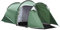 Outsunny Tente de Camping familiale 2-3 Personnes Tente Tunnel étanche légère ventilée Facile à Monter Chambre Salon 3 Portes fenêtres 4,26 x 2,06 x 1,54 m Fibre Verre Polyester PE Vert