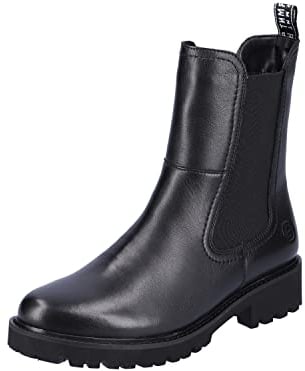 Remonte Damen D8694 Chelsea Boot, schwarz, 44 EU