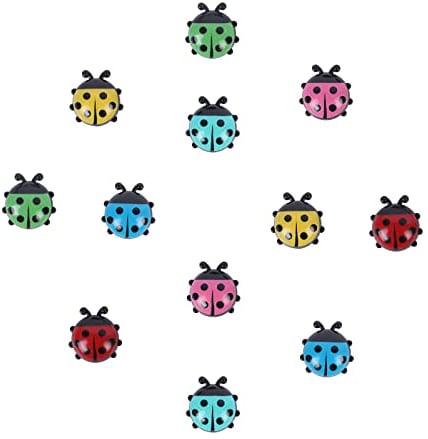 Ladybird Fridge Magnet 12PCS Cute Magnets for Fridge 3D Refrigerator Magnets for Whiteboard, Fridge, Dry Erase Board and Office