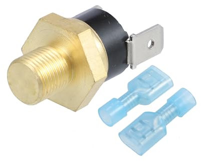 X AUTOHAUX Voiture Radiateur Capteur Commutateur 1/8 NPT 140 Degré activé 125 Degré Off