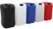 25 Litre Plastic Water Storage Containers – Stackable - x4 Pack, Cargo Handling, Entertainment and Leisure, Food & Drink, Transportation/Haulage (Blue)