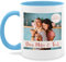 Tasse Tassen 325ml - eigenem - Eigenes Foto I Eigenes Bild - 325 ml - Hellblau - tassenbild fototasse selbst drucken photo kaffeetasse fotobecher customized mug selber gestalten custom häferl