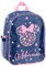 Kindergarten Rucksack Minnie Mouse Disney Kinder Schultasche mit Aufdruck Kinderrucksack für Mädchen Kinder Geschenk inkl. leuchtende Anhänger