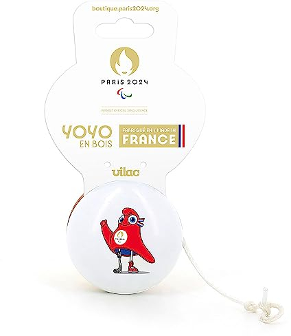 Vilac - Edition spéciale pour Les Jeux Olympiques 2024 - Yoyo Mascotte Paralympique - Jouet sous Licence Officiel - Jouet pour Enfant à partir de 5 Ans - Jouet Unique - Fabriqué en France - 240803