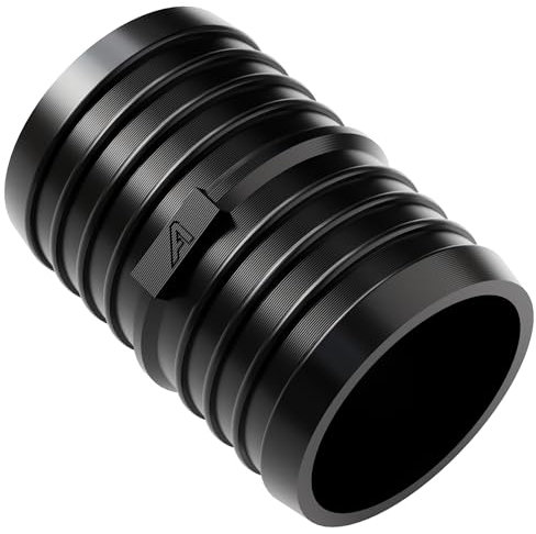 Raccord de tuyau en plastique 76 mm pour tuyaux d'arrosage, bassins, tuyaux d'eau, raccords cannelés en ligne