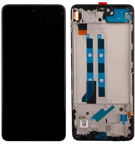 SwarKing Display digitale TFT di ricambio compatibile con Redmi Note 11 Pro 5G 21091116I 2201116SG (nero con cornice) LCD Display Touch Screen Digitizer montaggio con strumento di riparazione da 6,7