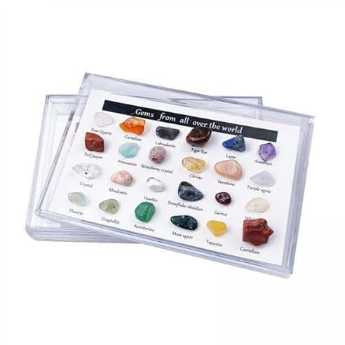 TTETTZ 5x24Pcs Weihnachten Advent Kalender Geographie Erz Set Experimentelle 24 Tage Weihnachten