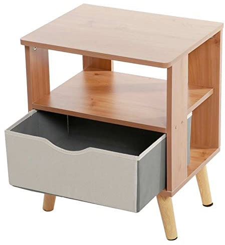 Nachttisch, Schlafzimmer-Spind, Mini-Wohnung, Schlafzimmer-Nachttisch (braun)