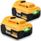 2X 8Ah/8000mAh Remplacement de la Batterie pour DeWalt 18V Batterie DCB182 DCB200 DCB180 DCB181 DCB182 DCB184 DCB201 DCB200 Batterie pour DeWalt 18V