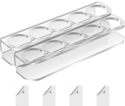 Medizinisches Flaschenregal – Kühlschrank Wand-Organizer, sicherer Flaschenhalter | Magnetisches Laborregal, kompaktes Medikamentenregal, Kaltlagerlösung