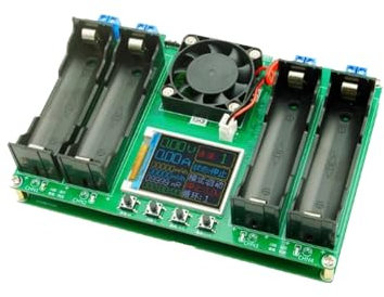 4 canali display digitale capacità batteria tester di resistenza interna,dissipazione del calore attiva 18650 batteria al litio modulo rivelatore di potenza