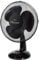 Meown 12-Inch Oscillating Desk Fan – Quiet 3-Speed Table Air Circulator with Adjustable Tilt & Manual Controls – Compact Cooling Fan for Bedroom, Home or Office – Black Finish