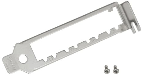 LT Easiyl Netzwerkkarten-Low-Profile-Halterung mit 2 Schrauben Kompatibel mit Intel X710-DA4 I350-F4