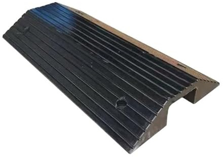 QICBYING Brückenförmige Gummischwellenrampen, Doppelseitige Rampen Mit Neigung, Bordsteinrampen Mit 7,6 cm Und 10,2 cm Steigung, 40,6 cm Und 81,3 cm Breite Trittstufen for Rollstühle(80x45x10cm)