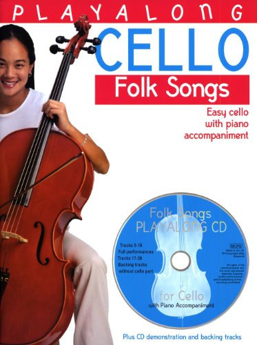 Playalong Cello Folk Songs: Easy Cello With Piano Accompaniment