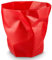 Essey Design Papierkorb Bin Bin, Design Mülleimer für Büro und Bad, 14 Liter, rot