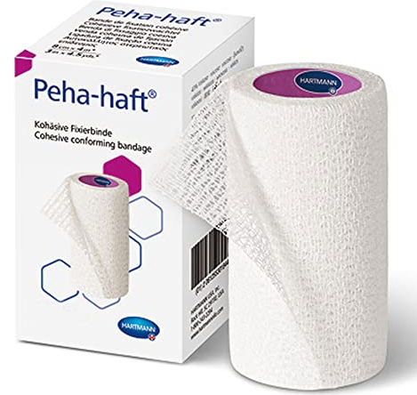 Hartmann 9324426 Peha-haft Kohäsive Elastische Fixierbinde, 6cm x 4m
