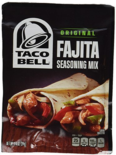 Taco Bell Fajita Taco mezcla de condimento, original, 1.4 onzas (paquete de 3)