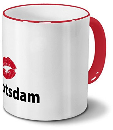 Städtetasse Potsdam - Design Kussmund