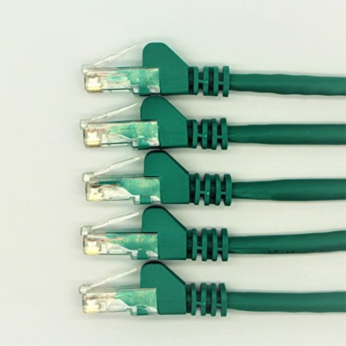 RGB Networks Ltd 5-Pack 1.0m RJ45 Cat 6 Ethernet Patch LAN Network Cable (5-Colour bundle) - R1300A (1.0, Geen)