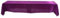 Haofy Tischdecke Rechteckige, 145cm x 320cm Tischdecke aus Polyester, Abwaschbar Tischtuch für Abendessen, Tischplatte, Party, Geburtstag, Hochzeiten Dekoration (Lila)