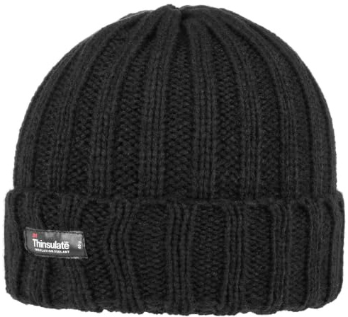 Lipodo Thinsulate Umschlagmütze Damen/Herren - Wintermütze mit Futter - Strickmütze mit breitem Umschlag - Mütze Herbst/Winter - Beanie