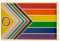Intersex Insigne rectangulaire en métal émaillé LGBTQI + Progress Pride LGBT
