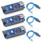 FainWan 3pcs Mini Nano V3.0, Nano Board ATmega328P CH340 5V 16MHZ Micro-Controller Board Compatible with Ar-duino IDE Mega2560 Rasp-Berry Pi (Nano x 3 with USB Cable)
