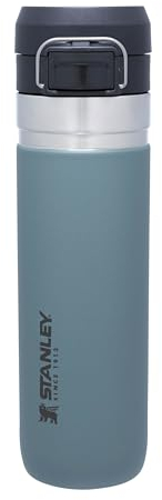 Stanley Quick Flip Trinkflasche Edelstahl 0.71L - Hält 12+ Stunden Kalt - Wasserflasche BPA-Frei - Spülmaschinenfest - Druckverschlussdeckel - Thermosflasche Auslaufsicher - Shale