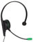 ASHATA Single Ear Gaming Headset,3.5mm Stereo Wired One Ear Call Center Headset with Noise Cancelling Mic, and in Line Control for PS4 for Xbox One