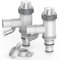 [Patentiert] POOLHACKER Kolbenventil plus mit Poolschlauchadapter und Poolrohrhalter, Pool-Ersatzteile, Zubehör für oberirdische Pools (2 Stück)