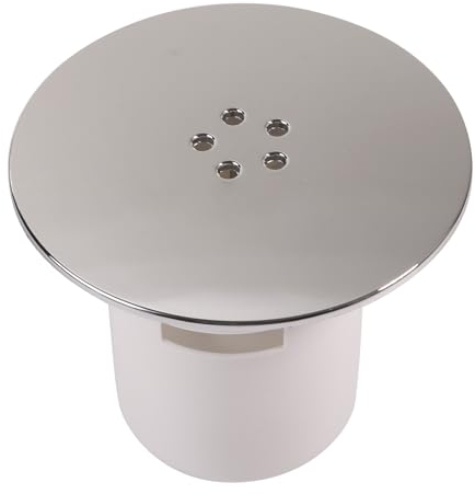 BasskBeauty Copertura in plastica aggiornata per piletta doccia, tappo di ricambio e copertura di scarico, adatta per piatti doccia, facile da installare, copertura per sifone doccia