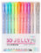 HFLWYWD 3D-Gelee-Stift-Set, Bonbonfarben, Gelschreiber, glänzende Gelschreiber, 6 Farben/12 Farben, 3D-glänzende Geleestifte, Malbücher, Gel-Tintenstift, Marker, farbiger Stift zum Zeichnen, DIY-Malen