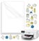 30Pcs A4 Selbstklebende Folien Bedrucken Klebefolien Druckerpapier Wasserfest Bedruckbar Vinylfolie Aufkleber Sticker Papier für Tintenstrahldrucker