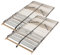 Sleepneo Lattenrost 160x200, 42 Latten, Ergonomischer 7-Zonen-Lattenrost 160 x 200 cm aus Buchenholz, Selbstmontage, hohe Traglast bis 150Kg