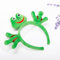 Frosch Haarreif, Frosch Stirnband, Froschaugen Haarreif, Frog Headband, Haarreif Frosch Erwachsene, Frosch-Kostümzubehör für Karneval, Maskerade, Feenparty(B)