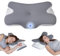 frelook Memory Foam Kissen Nackenkissen Orthopädisches Kopfkissen – Ergonomisches Design mit Hohler Form für Seiten-, Rücken- & Bauchschläfer Grau