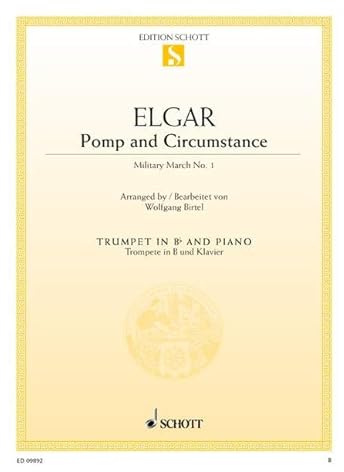 Pomp and Circumstance: Military March No. 1. op. 39/1. Trompete in B und Klavier.